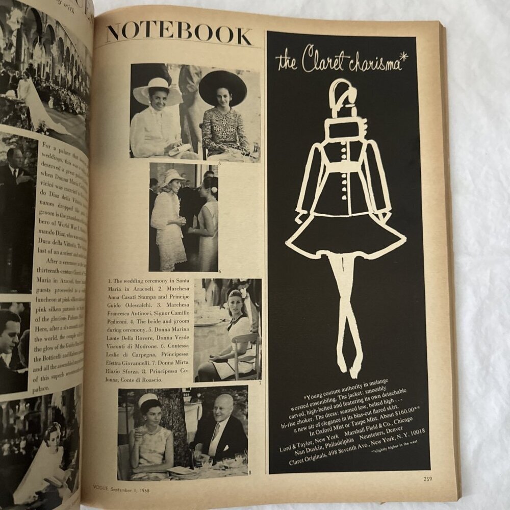 Vogue Magazine - September, 1968 - Picture 4 of 11